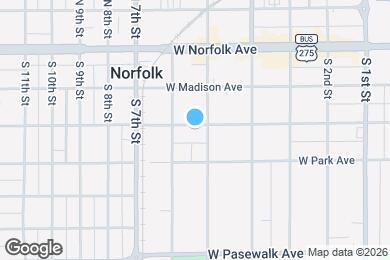 Map image of the property - 503 W Phillip Ave