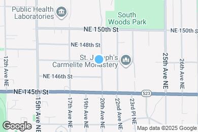 Map image of the property - 1747 NE 147th St