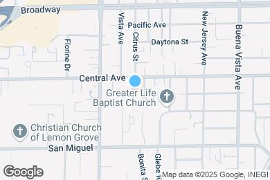 Map image of the property - 7309 Central Ave