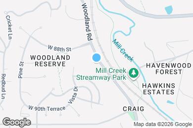 Map image of the property - 8850 Woodland Dr