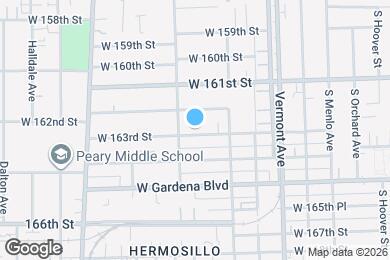 Map image of the property - 1143 W 163rd St