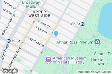 Map image of the property - 67 W 83rd St