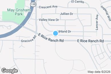 Map image of the property - 241 E Rice Ranch Rd