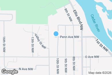 Map image of the property - 1672 10th St NW