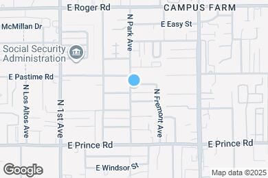 Map image of the property - 1002 E Simmons St