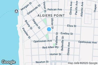 Map image of the property - 548 Verret St