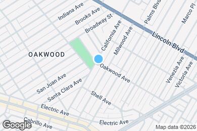 Map image of the property - 1403 Oakwood Ave