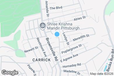 Map image of the property - 17 Pittsburgh