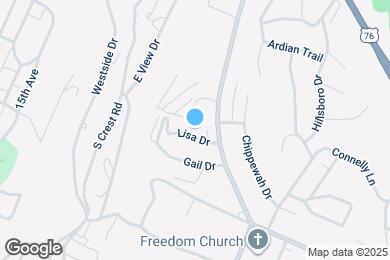 Map image of the property - 3413 Lisa Dr