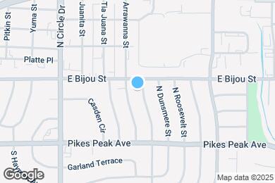 Map image of the property - 124 N Brentwood Dr