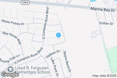 Map image of the property - 2117 Shadow Bay Cir
