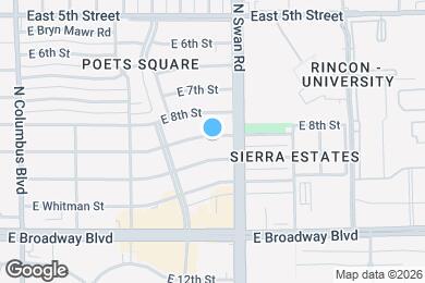 Map image of the property - 4634 E Burns St