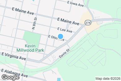 Map image of the property - 620 E Ohio Ave