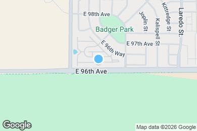 Map image of the property - 15612 E 96th Way