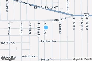 Map image of the property - 3549 E 133rd St