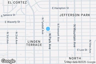 Map image of the property - 1823 N Park Ave