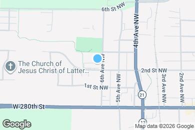Map image of the property - 609 2nd St NW