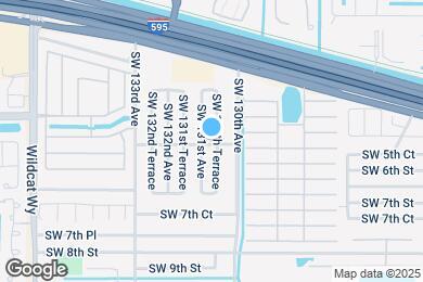 Map image of the property - 545 SW 130th Ter