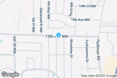 Map image of the property - 1237 Birchwood St