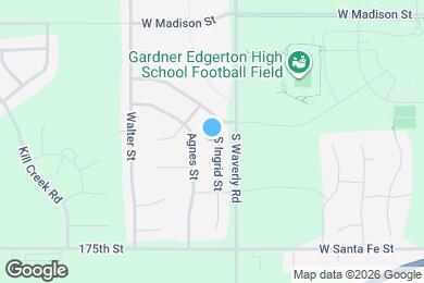 Map image of the property - 17320 S Ingrid St