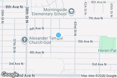 Map image of the property - 4013 5th Ave N
