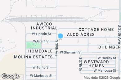 Map image of the property - 3837 W Lincoln St