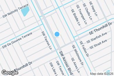 Map image of the property - 1831 SE Airoso Blvd