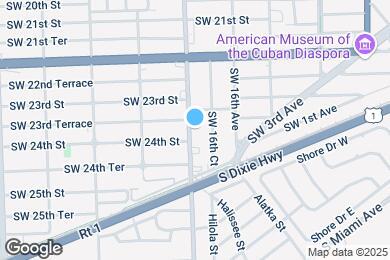Map image of the property - 2341 SW 17th Ave
