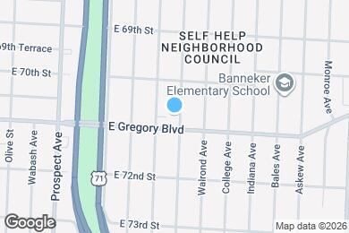 Map image of the property - 7036 Bellefontaine Ave