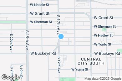 Map image of the property - 1009 S 17th Ave