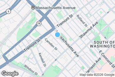 Map image of the property - 537 Massachusetts Ave