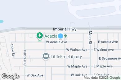 Map image of the property - 413 W Acacia Ave