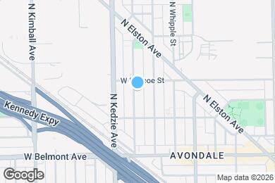 Map image of the property - 3343 N Troy St