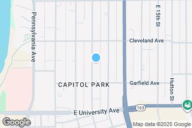 Map image of the property - 1335 E 13th St