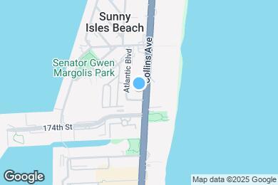 Map image of the property - 17550 Collins Ave