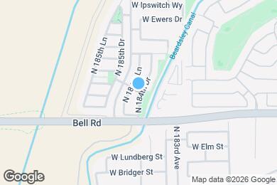 Map image of the property - 17110 N 184th Dr