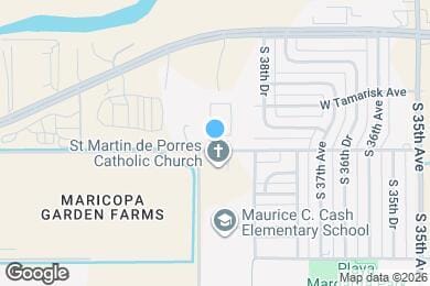 Map image of the property - 3865 W Gaby Rd