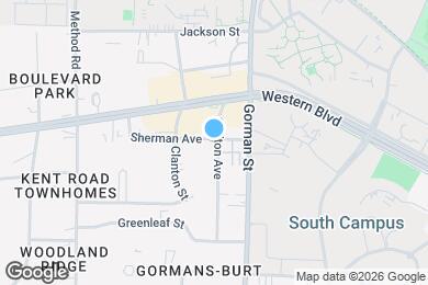 Map image of the property - Room in Condo on Carlton Ave