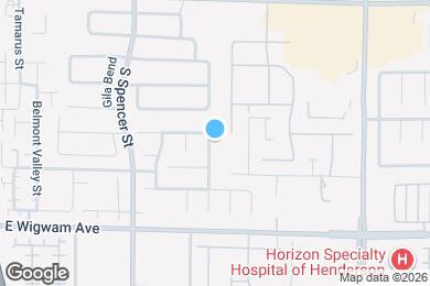 Map image of the property - 8336 Cabin Peak St