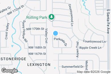 Map image of the property - 2905 Parkside Dr