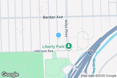 Map image of the property - 3542 Homewood Ave
