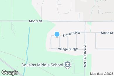 Map image of the property - 9245 Colony Dr NW