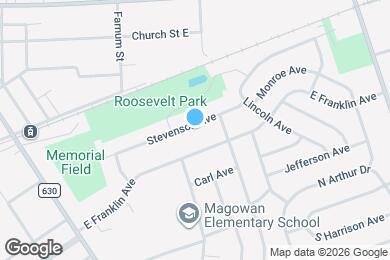Map image of the property - 206 Stevenson Ave