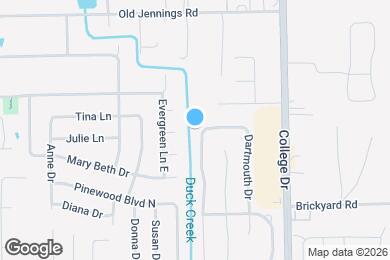 Map image of the property - 1758 Dartmouth Dr