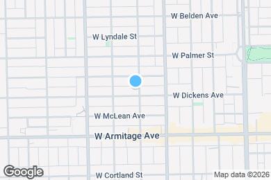 Map image of the property - 2104-2110 N Saint Louis Ave