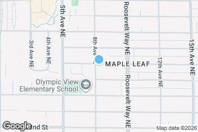 Map image of the property - 9628 8th Ave NE