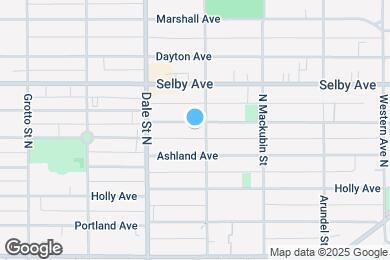 Map image of the property - 570 Laurel Ave