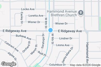 Map image of the property - 2808 W 9th St