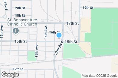 Map image of the property - 1210 15th St