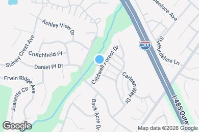 Map image of the property - 10205 Caldwell Forest Dr